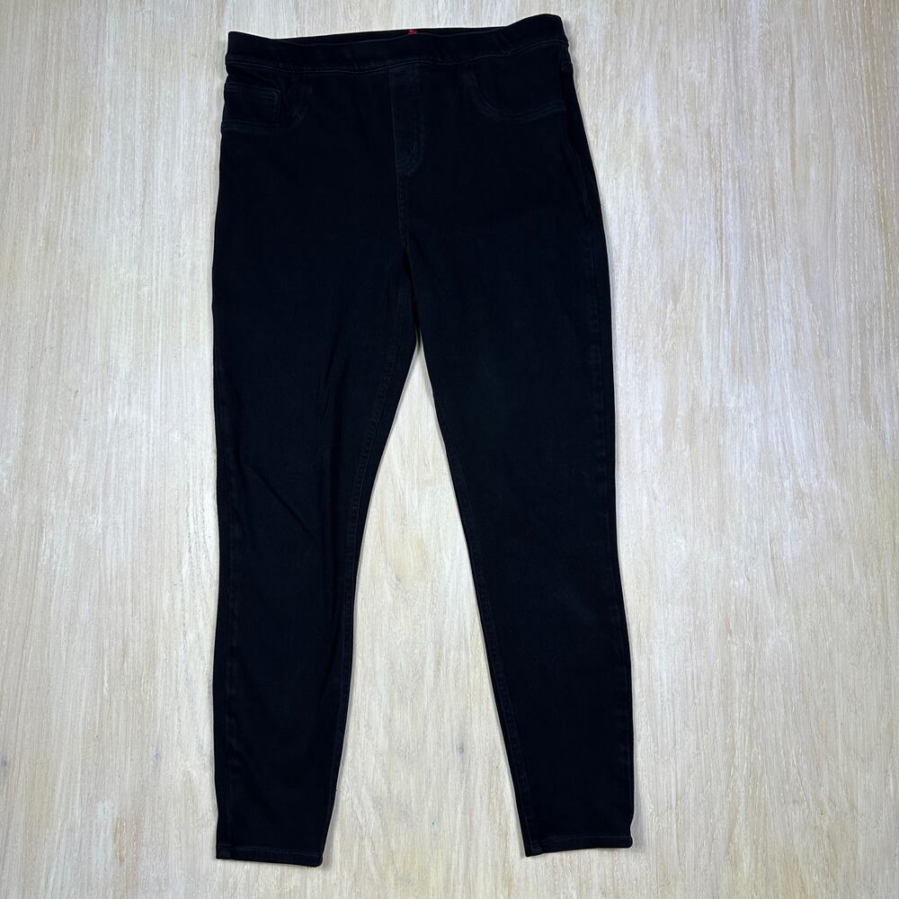 Spanx Black Jegging Skinny Slimming Stretch Leggings Casual Pull On Pants XL